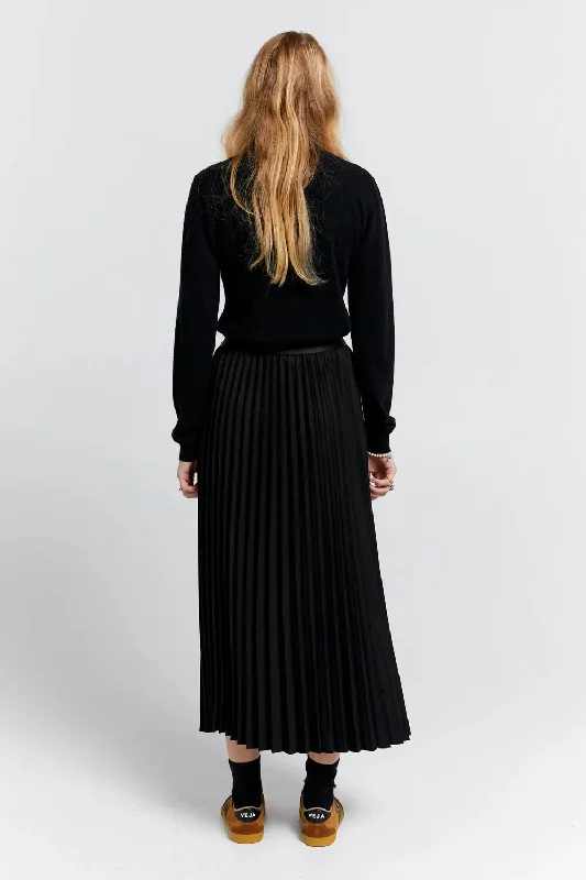 Karen Walker Sunray Pleated Skirt - Black