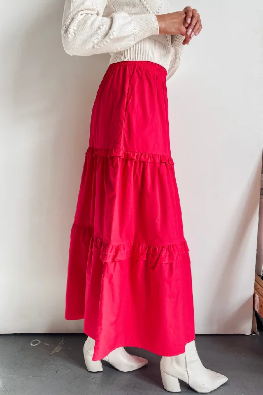 La Vie En Rose Maxi Skirt