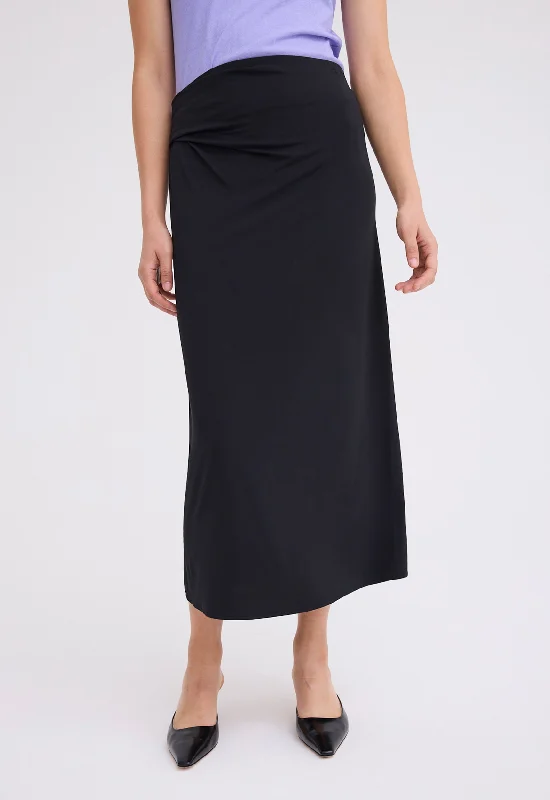 Suri Midi Skirt - Black