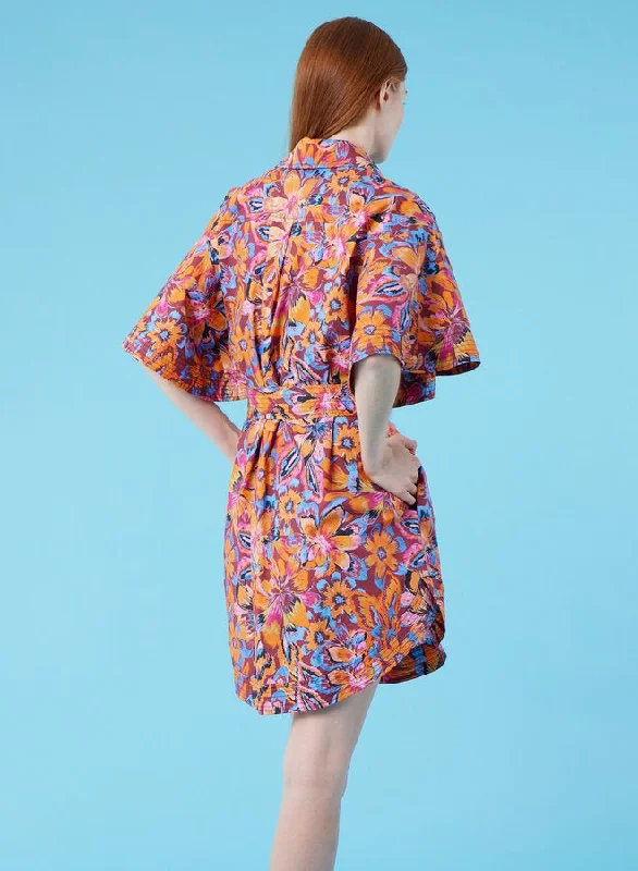 Erika Dress in Painted Floral