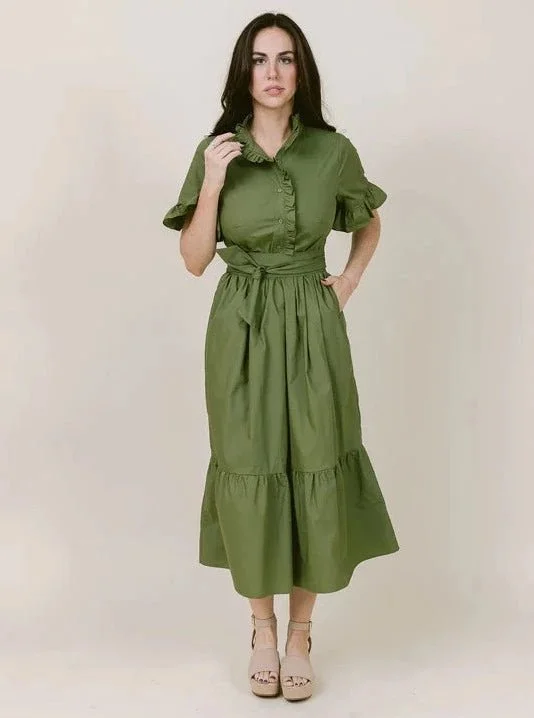 Anna Dress in Fern