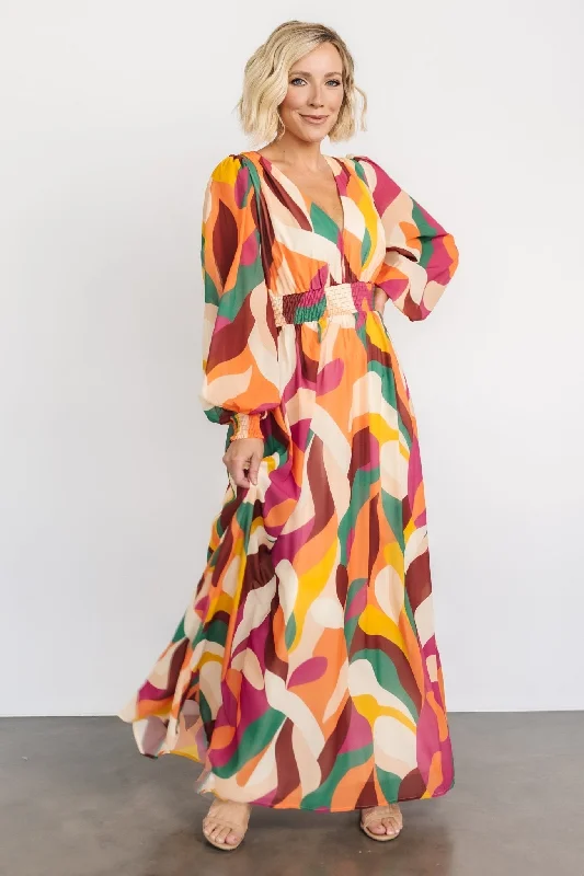 Lawson Maxi Dress | Green Multi