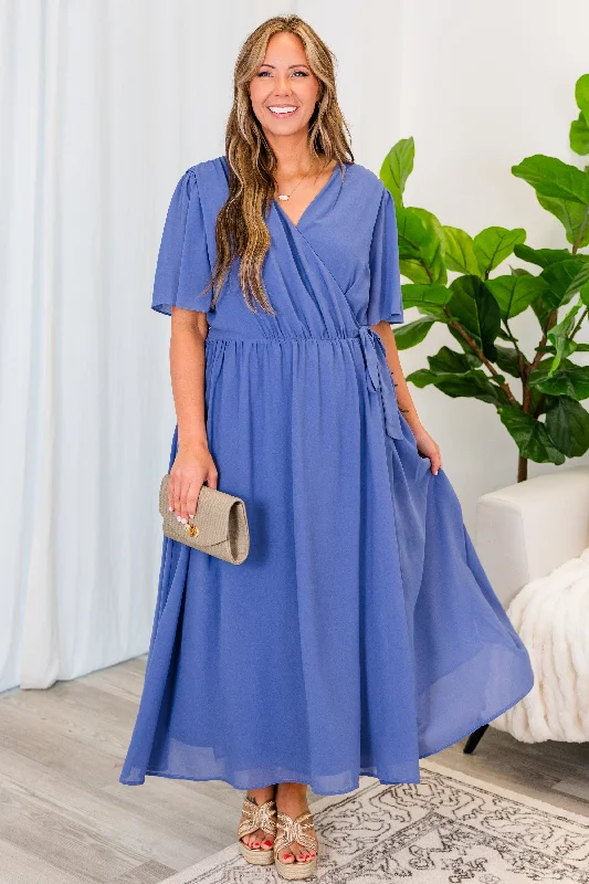 Maybe It's Always Time Maxi Dress, Denim