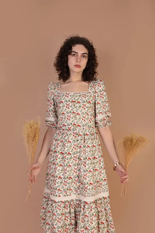 Ixora Dress in Pop Floral