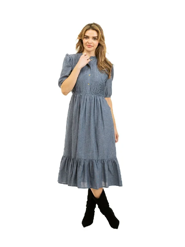 The Annika Dress | Chambray