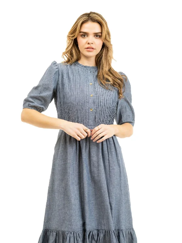 The Annika Dress | Chambray