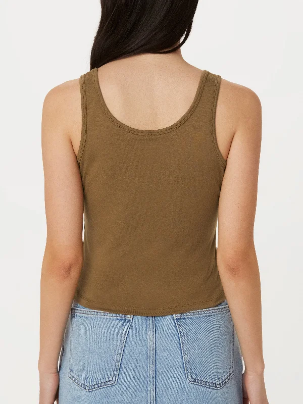 The U-Neck Tank in Sepia