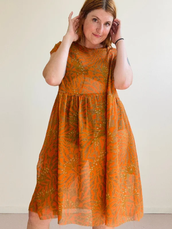 Florence Dress in Sunburst Leonotis