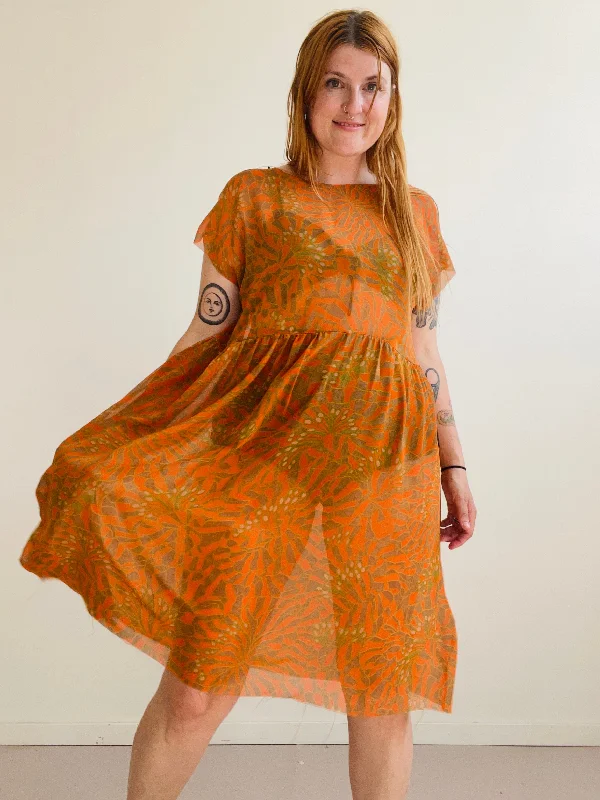 Florence Dress in Sunburst Leonotis