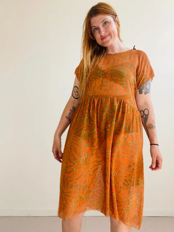 Florence Dress in Sunburst Leonotis