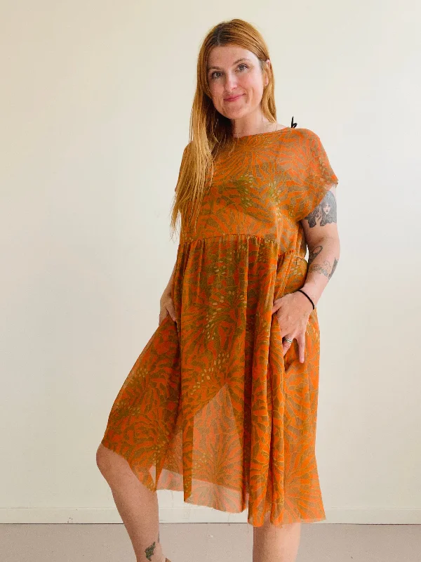 Florence Dress in Sunburst Leonotis