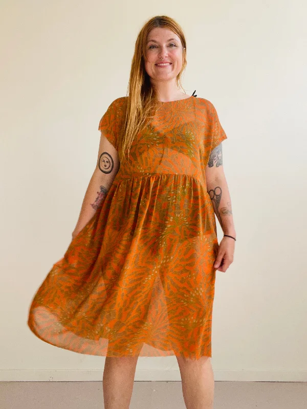 Florence Dress in Sunburst Leonotis