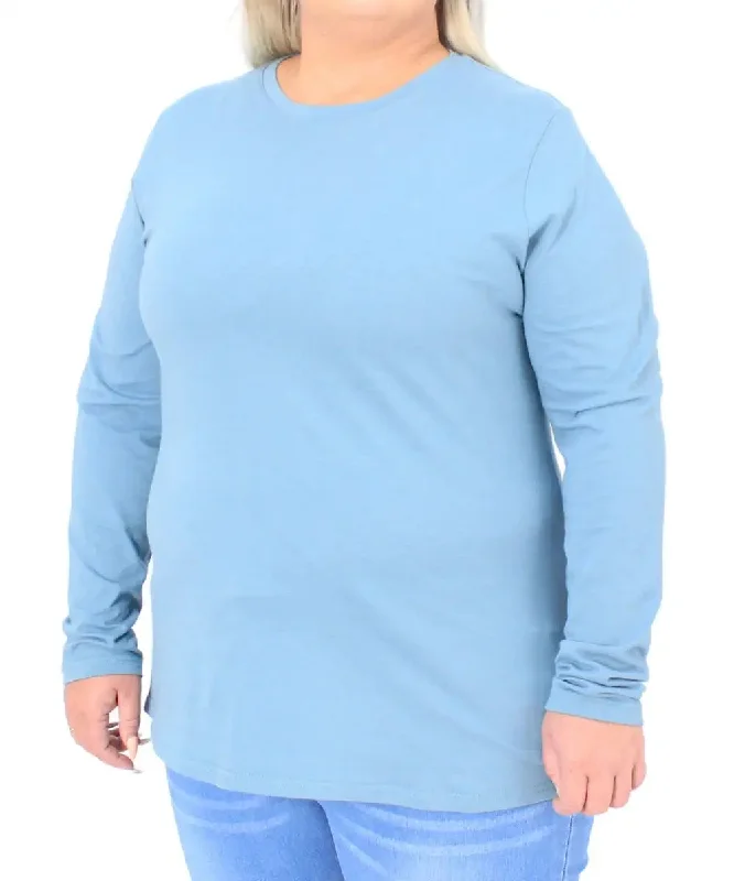 Ladies Plain Long Sleeve Tee