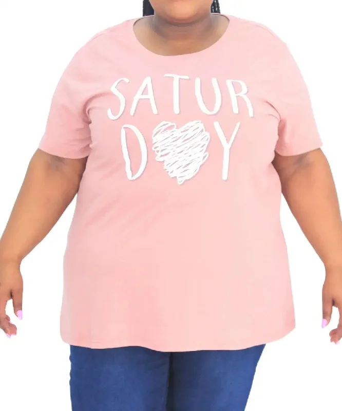 Ladies Printed Saturday Tee