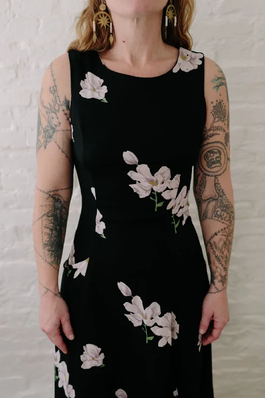 Lori Dress in Black Magnolia