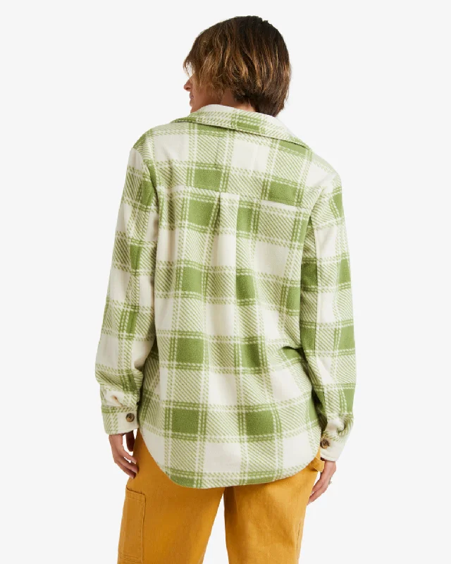 A/Div Forge Fleece Flannel Shacket - Green Eyes