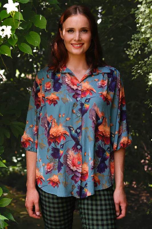 Amelia Shirt - Fantasy Birds