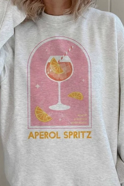 Aperol Spritz Drink Graphic Sweatshirt