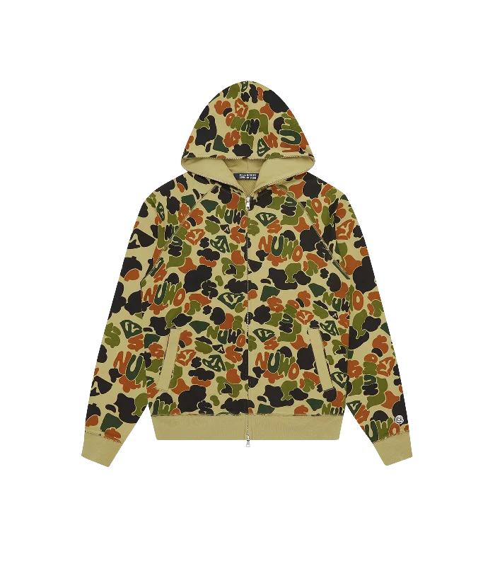 BBC X NUWO ZIP THROUGH HOOD - CAMO