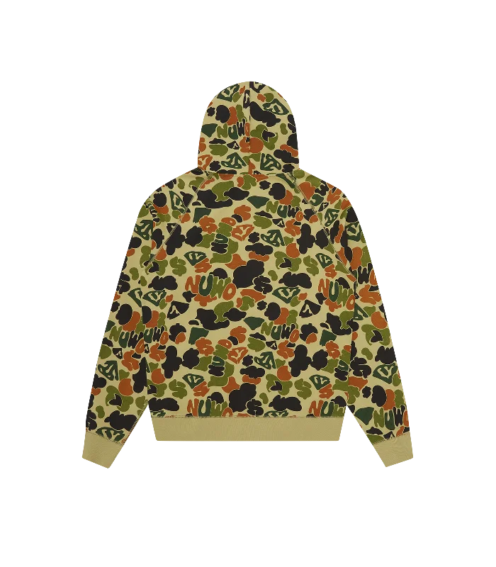 BBC X NUWO ZIP THROUGH HOOD - CAMO