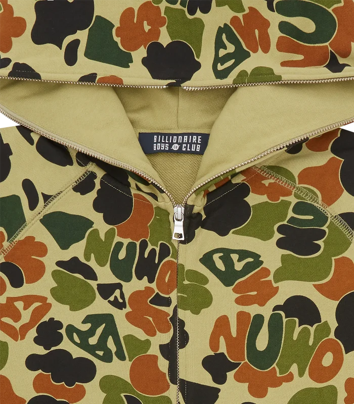 BBC X NUWO ZIP THROUGH HOOD - CAMO