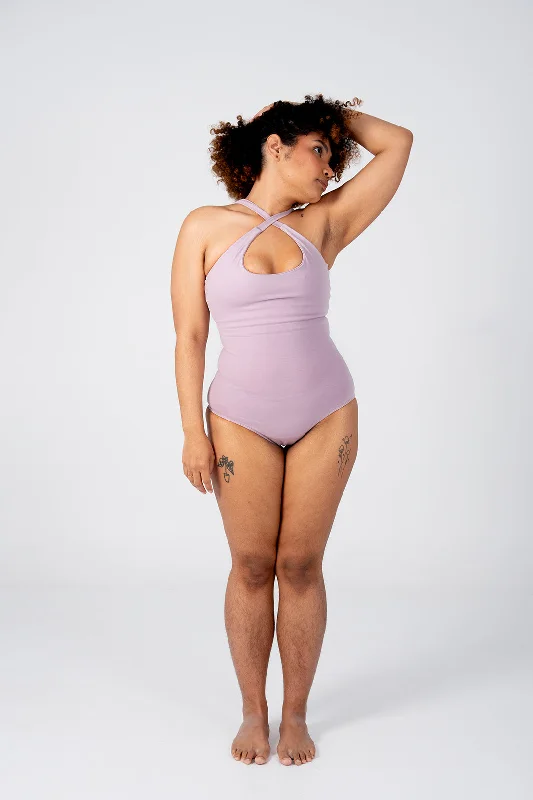 Beela Bodysuit In Violet Ice