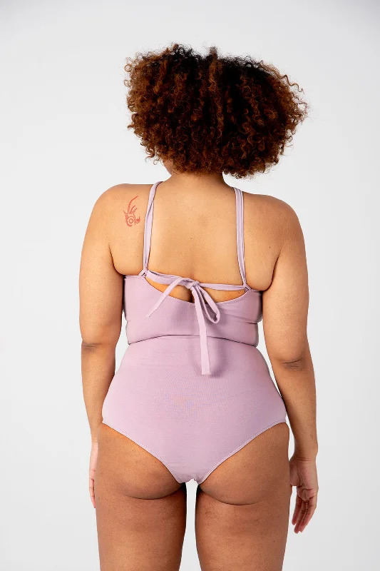 Beela Bodysuit In Violet Ice