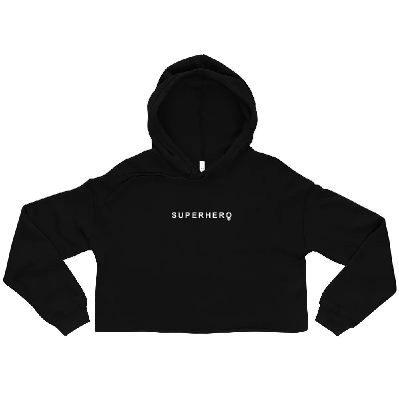 EVERYDAY FLEECE CROPPED HOODIE -  SUPERHERO