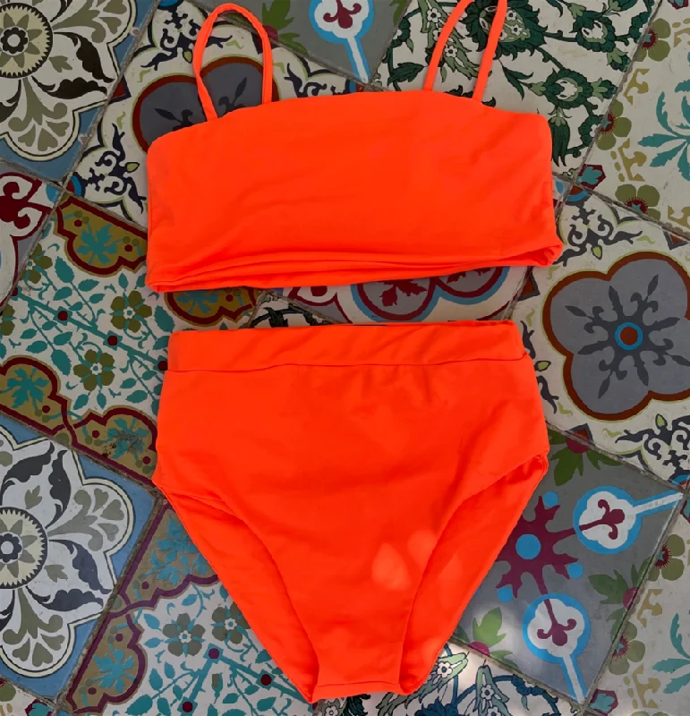 Bikini set - swimwear- BI2201S Fluo orange