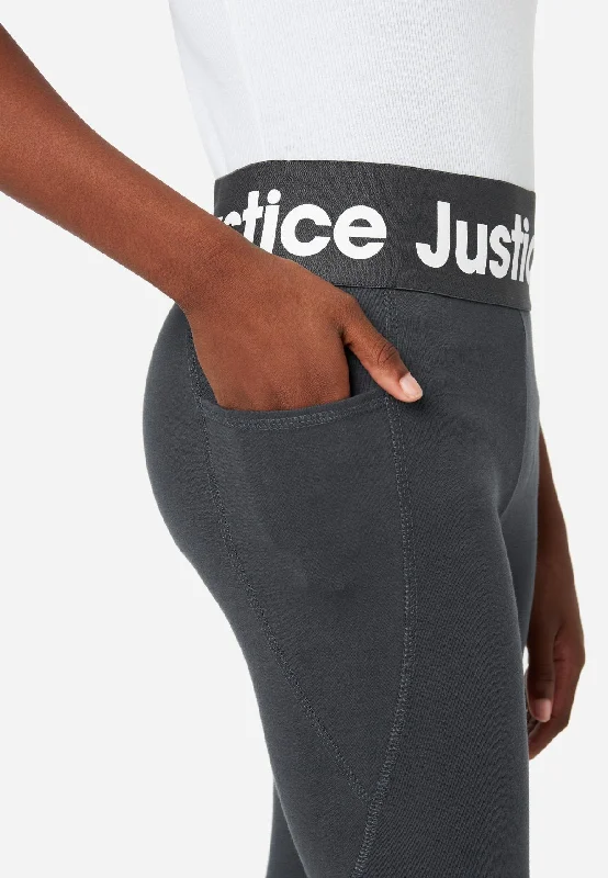 Justice Logo Full-Length Leggings