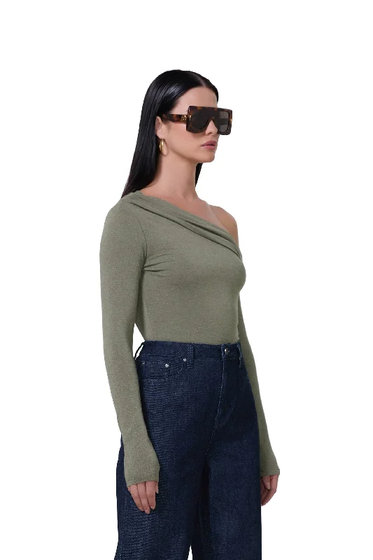 Bria Top - Heather Olive