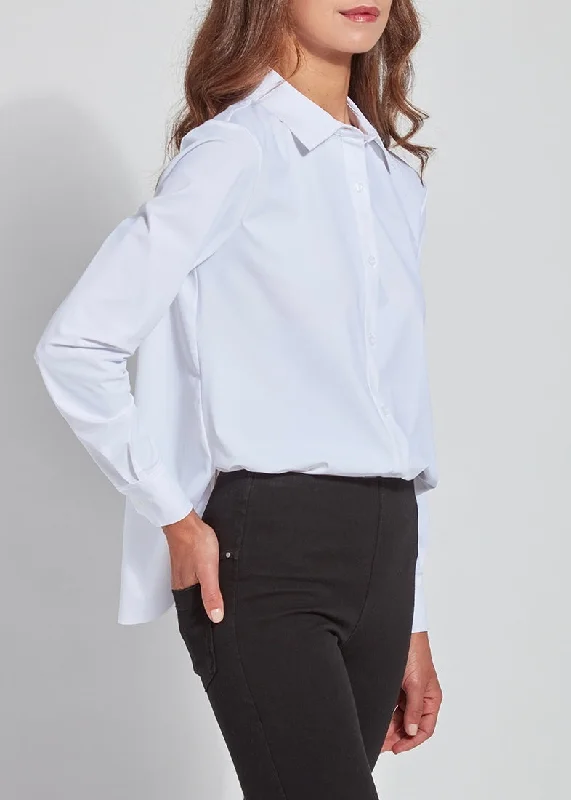 Connie Slim Shirt in White