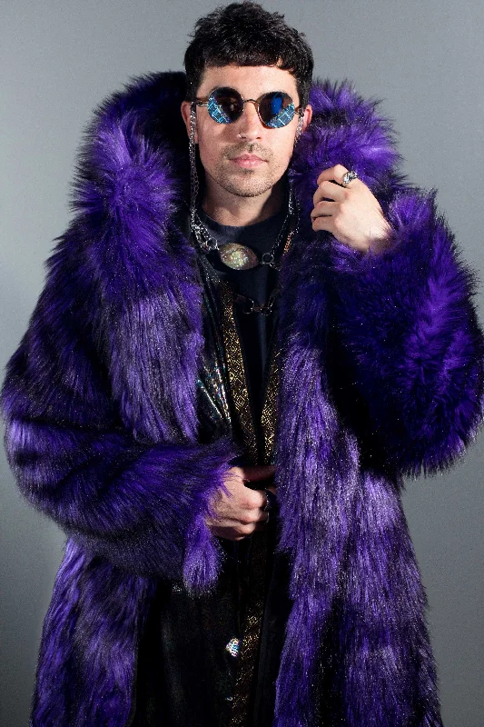 Men's Playa Coat in ""Purple Wolf""