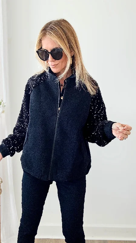 PRE ORDER Best in Show Sequin Sleeve Jacket