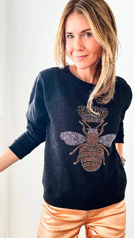 Custom Bee Royal Sweatshirt - Black