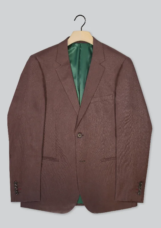 Cutler & Co - Johnson/Heaton Blazer - Chocolate or Lichen