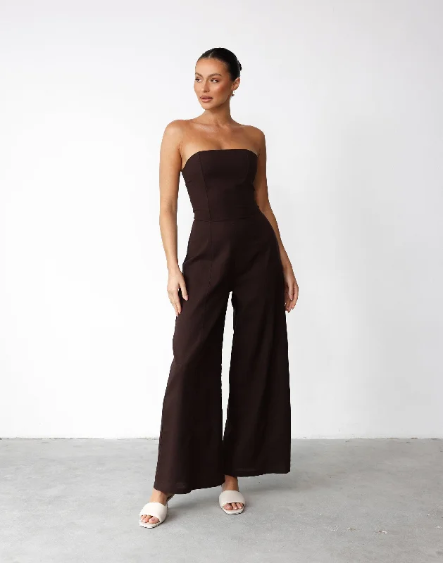 Dion Jumpsuit (Chocolate)