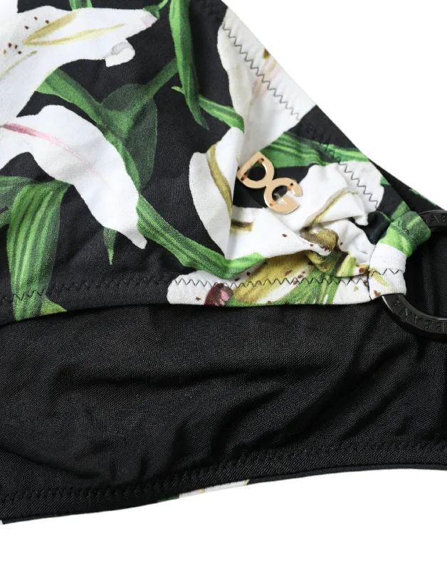 Elegant Floral Print Bikini Bottoms - Swim In Style