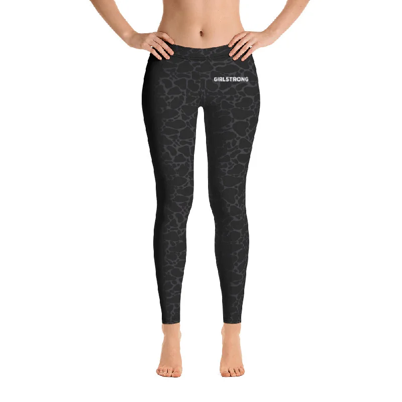 ELEVATED ESSENTIALS, THE PERFECT LEGGING BLACK LEOPARD