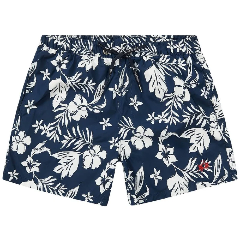 Exquisite Floral Men's Swim Boxers