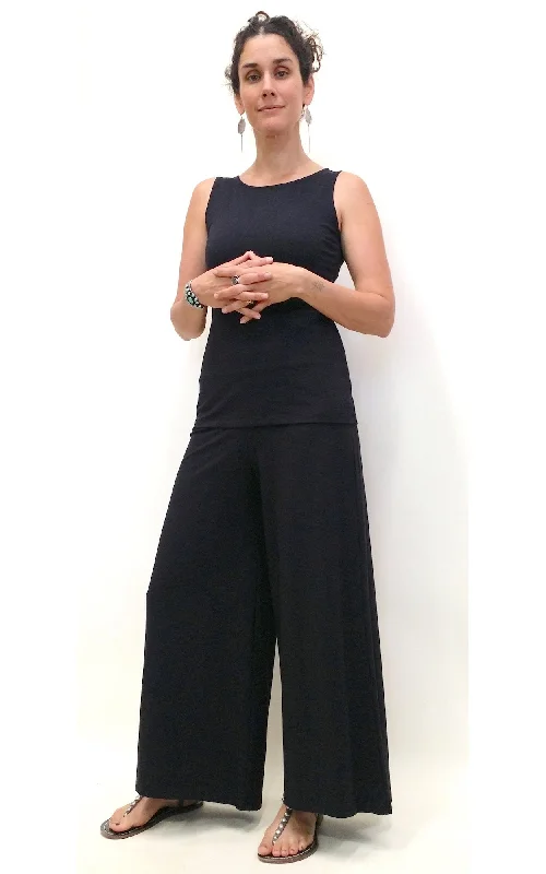 Hemp Xtra Wide Pant - Black