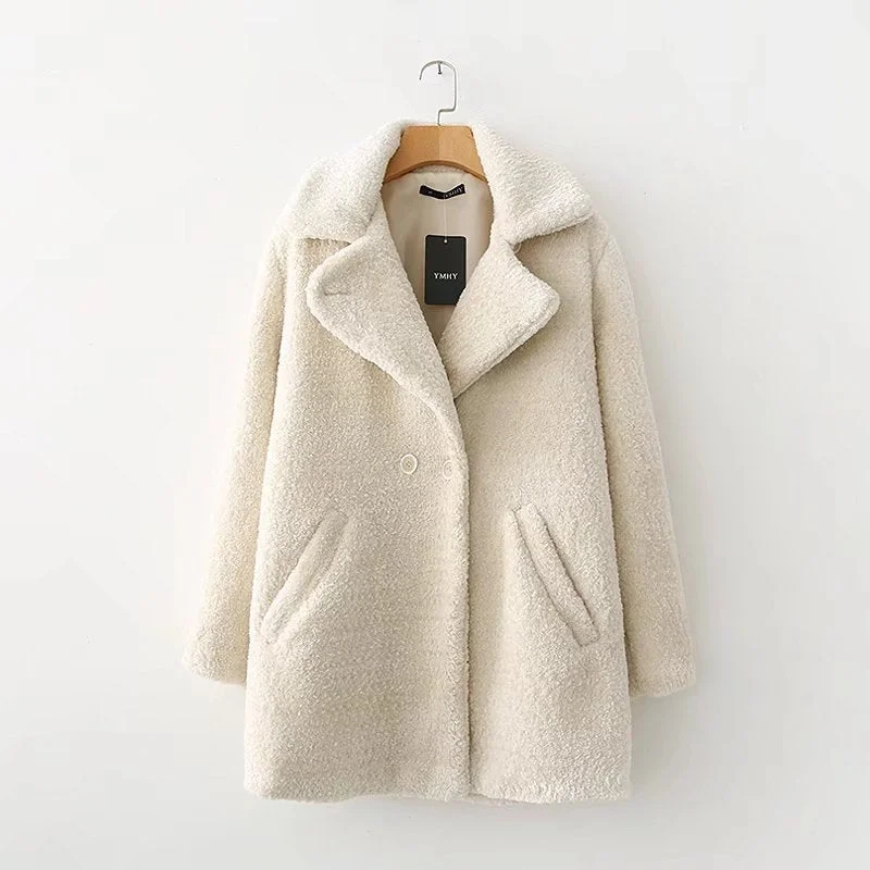 Hot sale women XD100-866 Europe is the wind double breasted coat