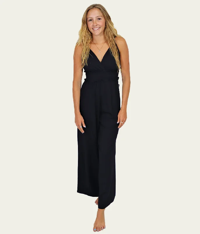 Ladies Solid Jumpsuit