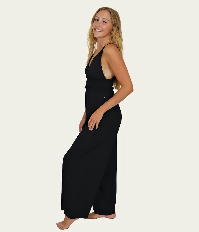 Ladies Solid Jumpsuit