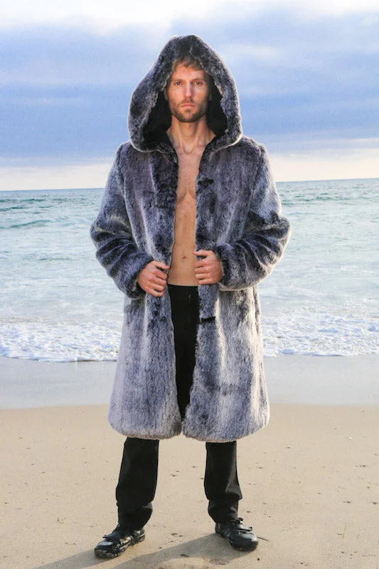 Men's Playa Coat in ""Dark Pegasus"" Chinchilla