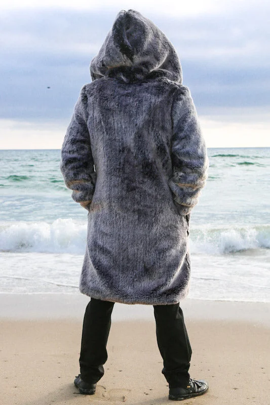 Men's Playa Coat in ""Dark Pegasus"" Chinchilla