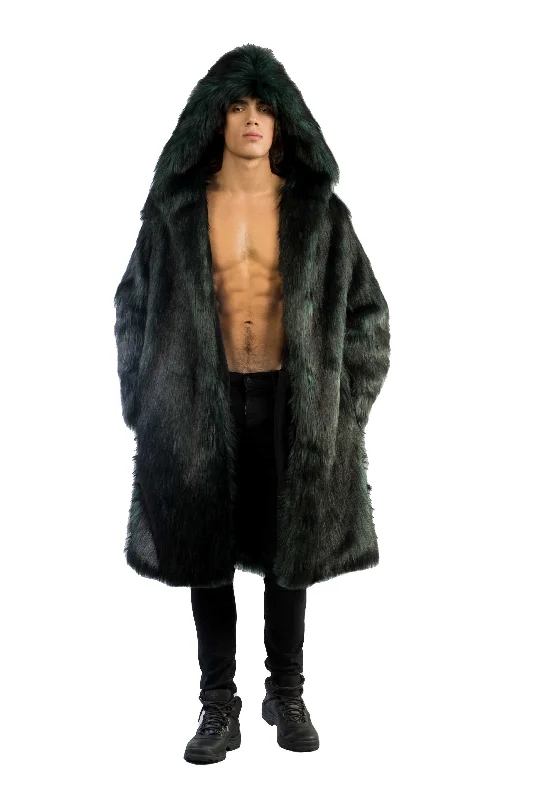 Men's Playa Coat in ""Green Wolf""