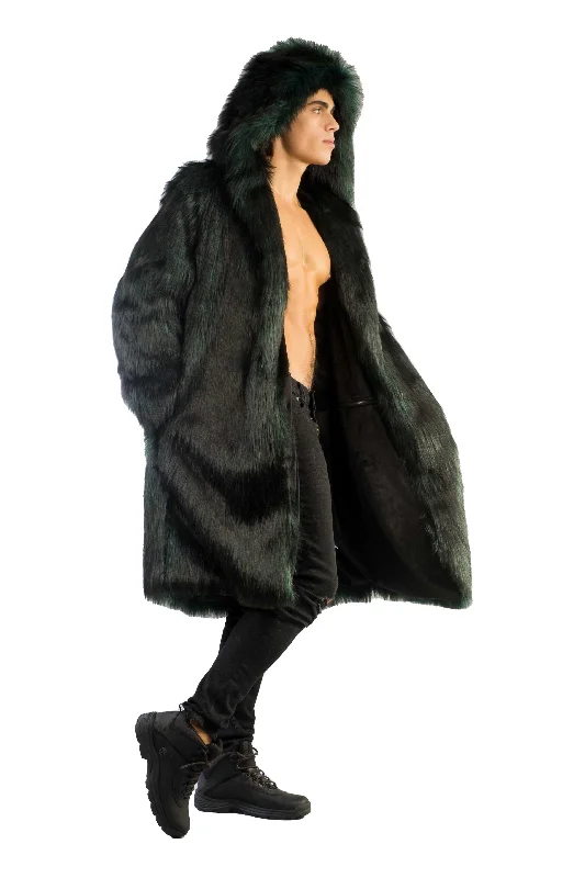 Men's Playa Coat in ""Green Wolf""