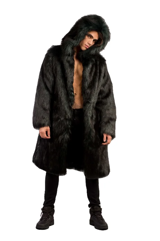 Men's Playa Coat in ""Green Wolf""