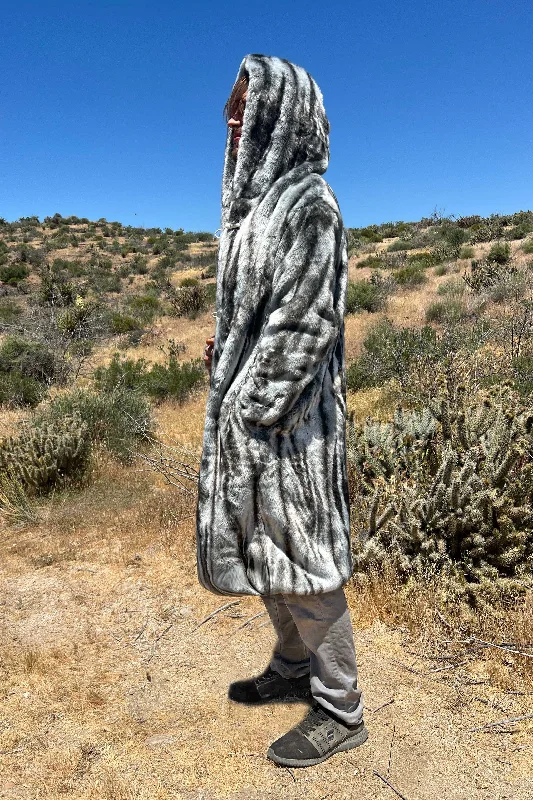 Men's Playa Coat in ""Silver Slate"" Chinchilla